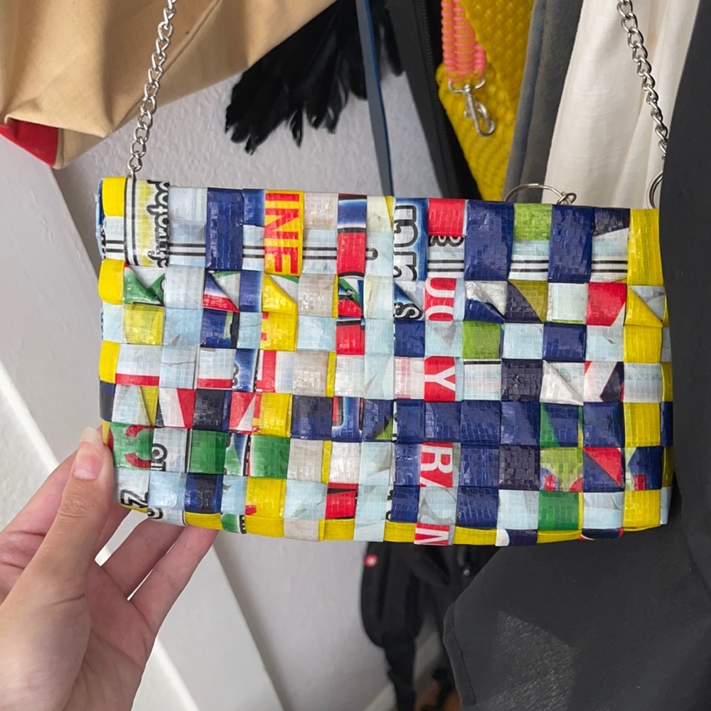 Handmade recycled bag by a small business (CEBU Eco Bags)